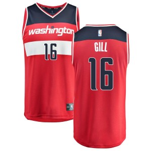 Anthony Gill Washington Wizards Fanatics Branded Fast Break Replica Jersey Red - Icon Edition