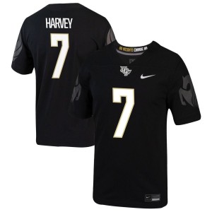 RJ Harvey UCF Knights Nike NIL Replica Football Jersey - Black