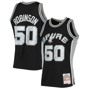 David Robinson San Antonio Spurs Mitchell & Ness 1996-97 Hardwood Classics NBA 75th Anniversary Diamond Swingman Jersey - Black