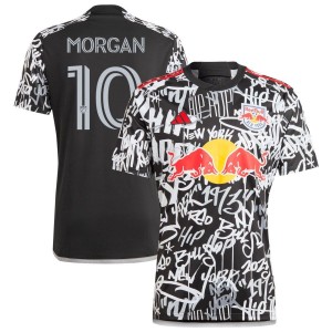 Lewis Morgan  New York Red Bulls adidas 2023 Freestyle Replica Jersey - Black