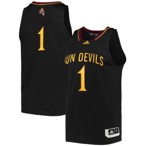 #1 Arizona State Sun Devils adidas Reverse Retro Jersey - Black