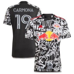 Wikelman Carmona  New York Red Bulls adidas Youth 2023 Freestyle Replica Jersey - Black
