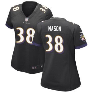 Ben Mason Baltimore Ravens Nike Women's Alternate Game Jersey - Black