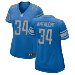 Alex Anzalone Detroit Lions Nike Women's Game Jersey - Blue