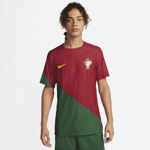 Portugal 2022/23 Match Home Men's Nike Dri-FIT ADV Soccer Jersey - Pepper Red/Pepper Red/Gold Dart