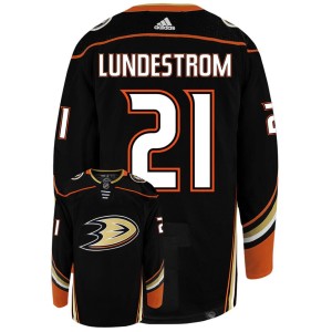 Isac Lundestrom Anaheim Ducks Adidas Primegreen Authentic NHL Hockey Jersey