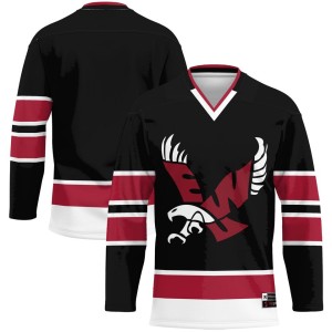 Eastern Washington Eagles Hockey Jersey - Black