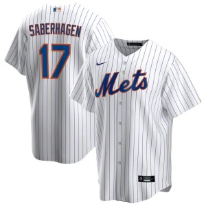 Bret Saberhagen New York Mets Nike Home RetiredReplica Jersey - White
