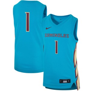 #1 Florida State Seminoles Nike Youth Team Replica Basketball Jersey - Turquoise