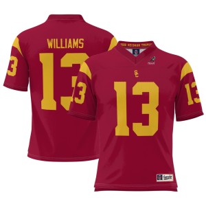 Caleb Williams USC Trojans ProSphere Heisman Memorial Trophy Jersey - Cardinal