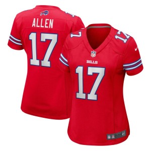 Josh Allen Buffalo Bills Nike Women's Alternate Game Jersey - Red