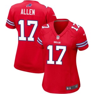 Josh Allen Buffalo Bills Nike Women's Alternate Game Jersey - Red