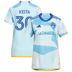 Aboubacar Keita Colorado Rapids adidas Women's 2023 New Day Kit Replica Jersey - Light Blue