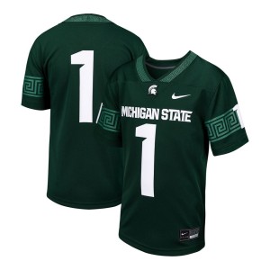 #1 Michigan State Spartans Nike Toddler Untouchable Football Jersey - Green