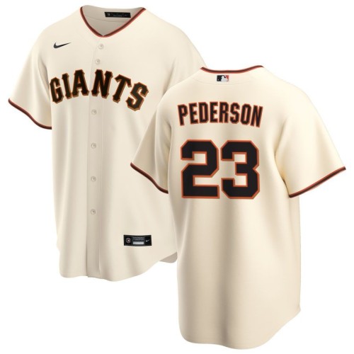 Joc Pederson San Francisco Giants Nike Home Replica Jersey - Cream