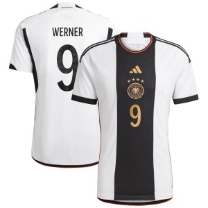 Timo Werner Germany National Team adidas 2022/23 Home Replica Jersey - White
