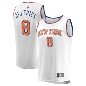 DaQuan Jeffries New York Knicks Fanatics Branded Fast Break Replica Jersey - Association Edition - White