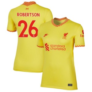 Andy Robertson Liverpool Nike Women's 2021/22 Third Breathe Stadium Jersey - Yellow
