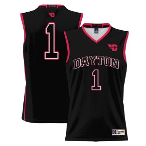 #1 Dayton Flyers ProSphere Youth Basketball Jersey - Black