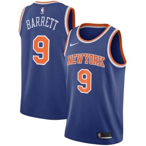 Men's New York Knicks RJ Barrett Icon Edition Jersey - Blue