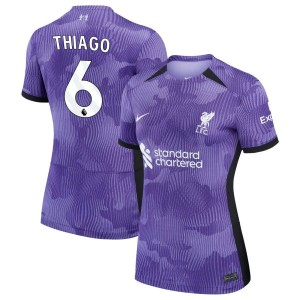Thiago Alcantara Thiago Liverpool Nike Women's 2023/24 Third Stadium Replica Jersey - Purple