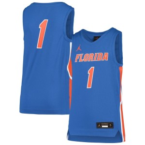 #1 Florida Gators Jordan Brand Youth Team Replica Basketball Jersey - Royal
