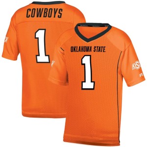Men's Orange Oklahoma State Cowboys Team Football Jersey
