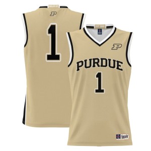 #1 Purdue Boilermakers ProSphere Basketball Jersey - Gold