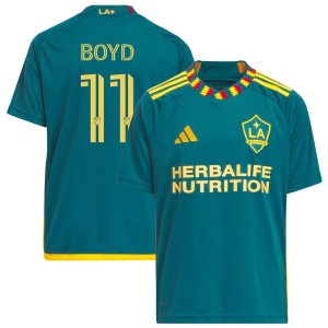 Tyler Boyd LA Galaxy adidas Youth 2023 LA Kit Replica Jersey - Green