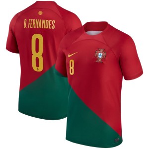 Bruno Fernandes Portugal National Team Nike 2022/23 Home Breathe Stadium Replica Player Jersey - Red