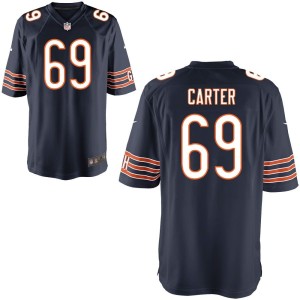 Ja'Tyre Carter Chicago Bears Nike Youth Game Jersey - Navy