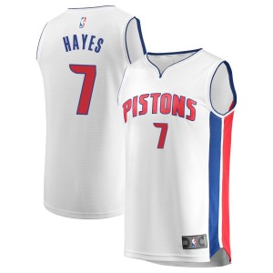 Killian Hayes Detroit Pistons Fanatics Branded Fast Break Replica Jersey White - Association Edition