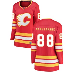 Andrew Mangiapane Calgary Flames Fanatics Branded Women's Home Breakaway Jersey - Red
