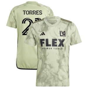 Christian Torres LAFC adidas 2023 Smokescreen Replica Jersey - Green