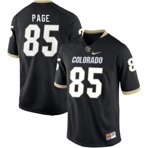 Jacob Page Colorado Buffaloes Nike NIL Replica Football Jersey - Black