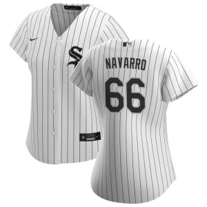 Edgar Navarro Chicago White Sox Nike Women's Home Replica Jersey - White