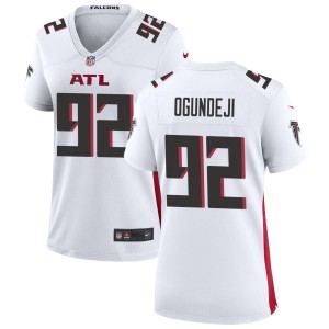 Adetokunbo Ogundeji Nike Atlanta Falcons Women's Game Jersey - White