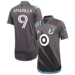 Luis Amarilla Minnesota United FC adidas 2020 Wing Authentic Jersey - Gray