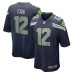 12s Seattle Seahawks Nike Game Team Jersey - College Navy