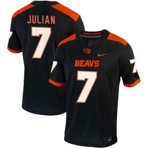 Alton Julian Oregon State Beavers Nike NIL Replica Football Jersey - Black