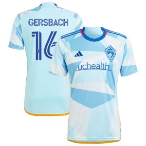 Alex Gersbach Colorado Rapids adidas 2023 New Day Kit Replica Jersey - Light Blue