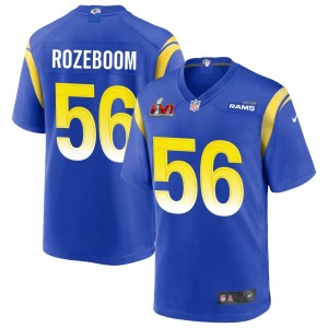 Christian Rozeboom Los Angeles Rams Nike Super Bowl LVI Game Jersey - Royal