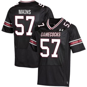 Grayson Mains South Carolina Gamecocks Under Armour NIL Replica Football Jersey - Black