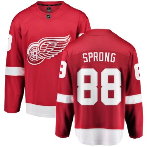 Daniel Sprong Detroit Red Wings Fanatics Branded Home Breakaway Jersey - Red