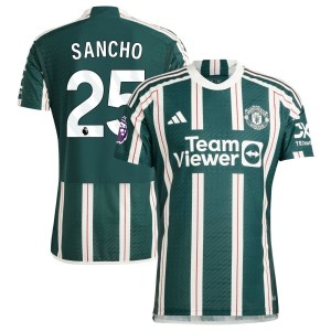 Jadon Sancho  Manchester United adidas 2023/24 Away Authentic Jersey - Green