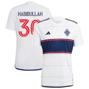 Kamron Habibullah Vancouver Whitecaps FC adidas 2023 Bloodlines Replica Jersey - White