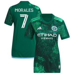 Alfredo Morales  New York City FC adidas Women's 2023 The Parks Replica Jersey - Green