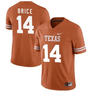 X'Avion Brice Texas Longhorns Nike NIL Replica Football Jersey - Texas Orange