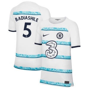 Benoit Badiashile Chelsea Nike Youth 2022/23 Away Breathe Stadium Replica Jersey - White