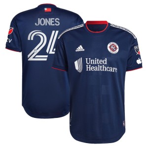 DeJuan Jones New England Revolution adidas 2023 The Liberty Kit Authentic Player Jersey - Navy